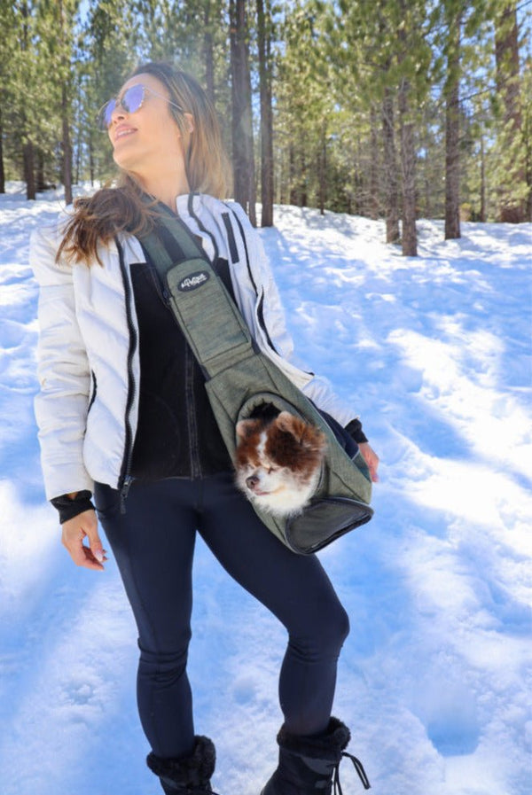 Petique Sling Pet Carrier-Pet Carrier-Petique- Silver Circle Pets
