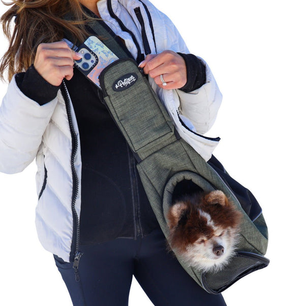 Petique Sling Pet Carrier-Pet Carrier-Petique- Silver Circle Pets