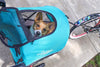 Petique Trailblazer Pet Stroller & Dog Bike Trailer incl. Free Rain Cover + Tow Bar-Pet Strollers-Petique- Silver Circle Pets