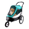 Petique Trailblazer Pet Stroller & Dog Bike Trailer incl. Free Rain Cover + Tow Bar-Pet Strollers-Petique- Silver Circle Pets