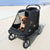 Petique Apollo Dog Stroller & Dog Bike Trailer - Silver Circle Pets