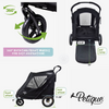 Petique Apollo Pet Stroller incl. Free Rain Cover & Bike Adapter