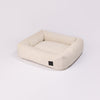 PillowVilla Dog Bed DREAM Velvet-Dog Bed-PillowVilla- Silver Circle Pets