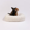 PillowVilla Dog Bed PEBBLE FLOKATI-Dog Bed-PillowVilla- Silver Circle Pets