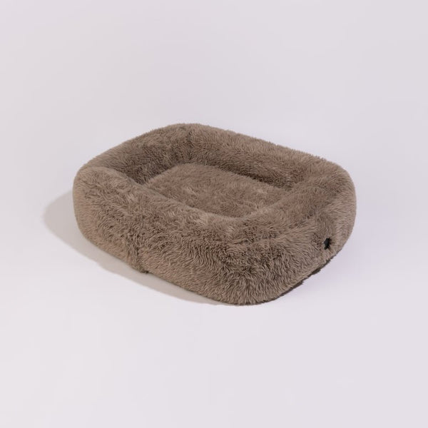 PillowVilla Dog Bed PEBBLE FLOKATI-Dog Bed-PillowVilla- Silver Circle Pets