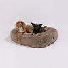 PillowVilla Dog Bed PEBBLE FLOKATI-Dog Bed-PillowVilla- Silver Circle Pets