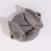 PillowVilla Luxury Dog Car Seat PLUSH-Dog Car Seat-PillowVilla- Silver Circle Pets