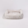 PillowVilla Memory Foam Dog Bed LOUNGE-Dog Bed-PillowVilla- Silver Circle Pets