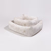 PillowVilla Memory Foam Dog Bed LOUNGE-Dog Bed-PillowVilla- Silver Circle Pets