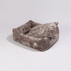 PillowVilla Memory Foam Dog Bed LOUNGE-Dog Bed-PillowVilla- Silver Circle Pets