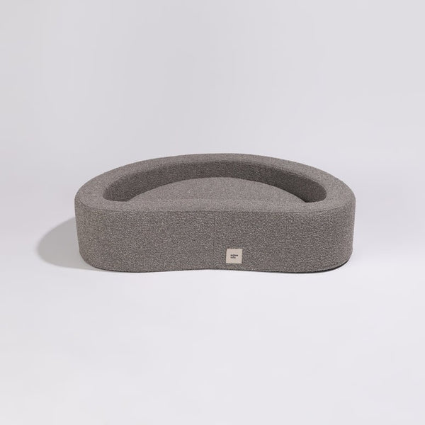 PillowVilla Recycled Olefin Dog Bed CUDDLY BEAN-Dog Bed-PillowVilla- Silver Circle Pets