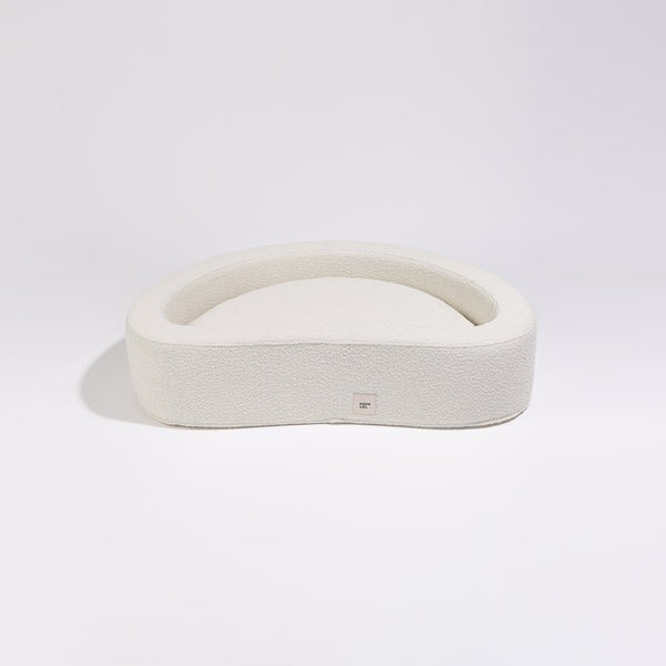 PillowVilla Recycled Olefin Dog Bed CUDDLY BEAN-Dog Bed-PillowVilla- Silver Circle Pets