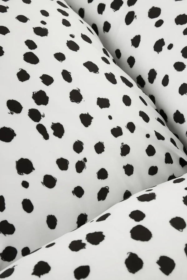 Settle Dalmatian Bolster Dog Bed | Eco-Friendly | UK Made-Dog Beds-Settle- Silver Circle Pets