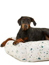 Settle Terrazzo Dog Bed | Eco-Friendly, UK Made-Dog Beds-Settle- Silver Circle Pets