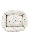 Settle Terrazzo Dog Bed | Eco-Friendly, UK Made-Dog Beds-Settle- Silver Circle Pets
