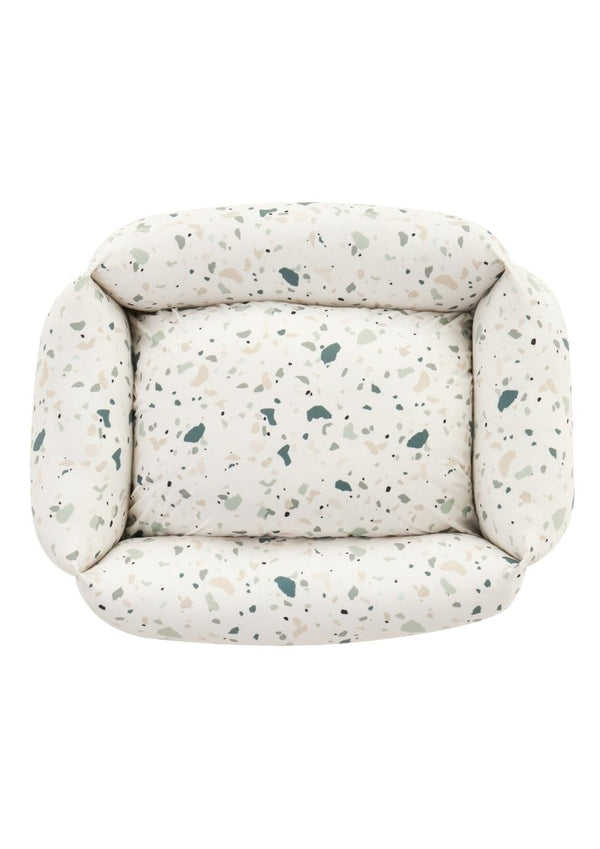 Settle Terrazzo Dog Bed | Eco-Friendly, UK Made-Dog Beds-Settle- Silver Circle Pets