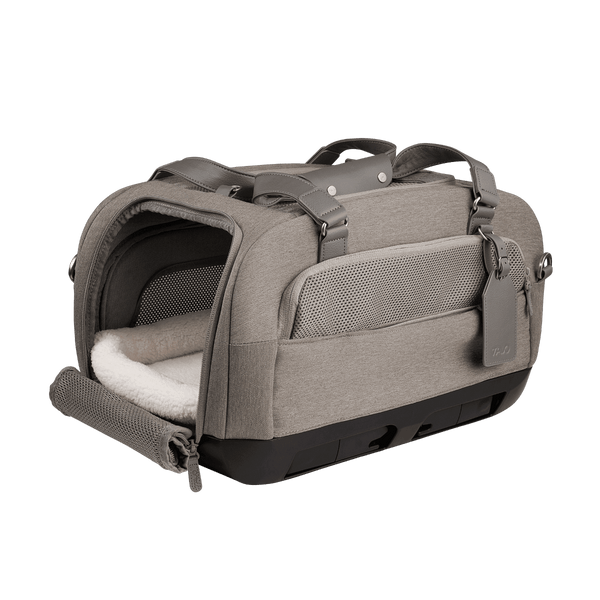 Tavo Pets Dupree II ISOFIX Pet Car Seat & Pet Carrier | Airline Carry-On-Pet Carrier-Tavo Pets- Silver Circle Pets