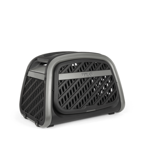 Tavo Pets Everett | Crash Tested Vehicle Crate For Pets-Car Crate-Tavo Pets- Silver Circle Pets