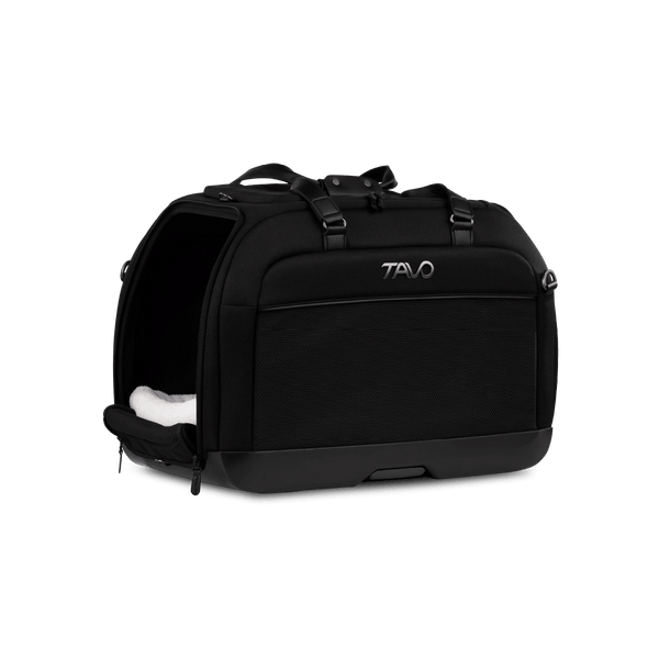 Tavo Pets Hendrick Pet Car Seat and Flexible Carrier | ISOFIX | Side Impact Protection-Pet Car Seat-Tavo Pets- Silver Circle Pets
