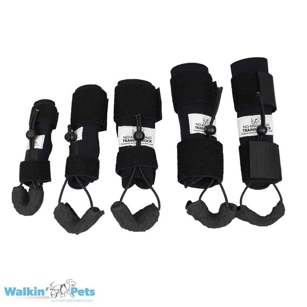 Walkin Wheels® - Front No-Knuckling Training Sock-Dog Boots-Walkin Wheels- Silver Circle Pets