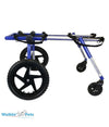 Walkin Wheels® Full Support/4-Wheel LARGE Dog Wheelchair (31 to 82 kg)-Dog Wheel Chair-Walkin Wheels- Silver Circle Pets