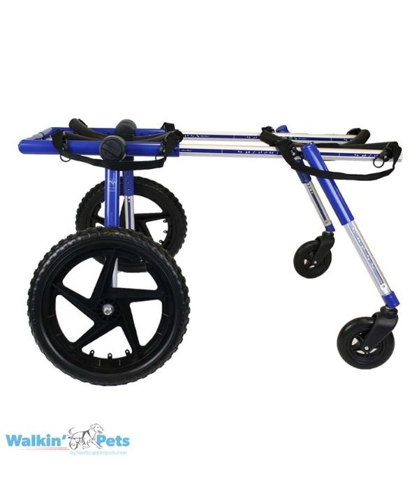 Walkin Wheels® Full Support/4-Wheel LARGE Dog Wheelchair (31 to 82 kg)-Dog Wheel Chair-Walkin Wheels- Silver Circle Pets