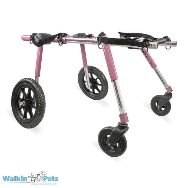 Walkin Wheels® Full Support/4-Wheel LARGE Dog Wheelchair (31 to 82 kg)-Dog Wheel Chair-Walkin Wheels- Silver Circle Pets