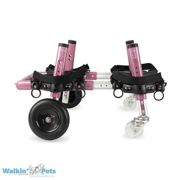 Walkin Wheels® Full Support/4-Wheel SMALL Dog Wheelchair (3.5 - 11kg)-Dog Wheel Chair-Walkin Wheels- Silver Circle Pets