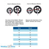 Walkin Wheels® MEDIUM Dog Front Wheel Attachment-Dog Wheel Chair-Walkin Wheels- Silver Circle Pets