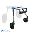 Walkin Wheels® MEDIUM Dog Front Wheel Attachment-Dog Wheel Chair-Walkin Wheels- Silver Circle Pets