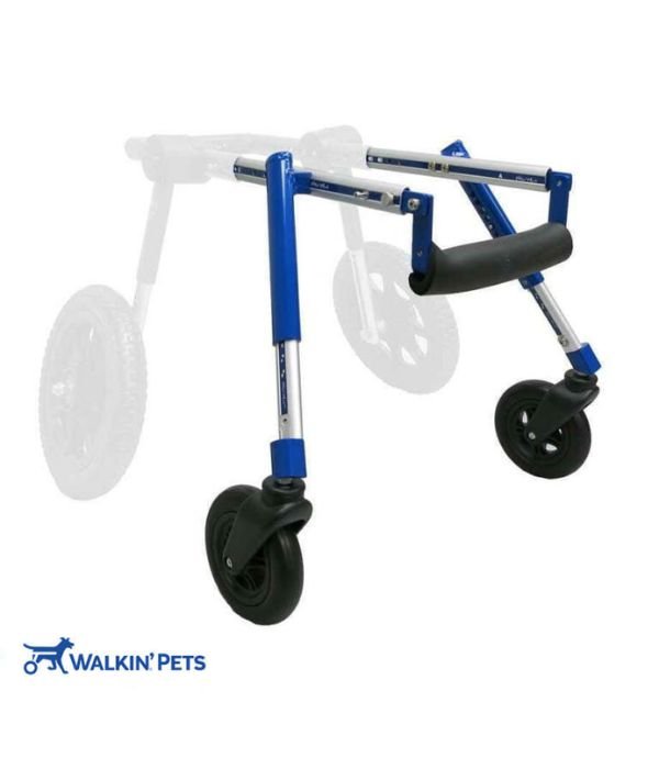 Walkin Wheels® MEDIUM Dog Front Wheel Attachment-Dog Wheel Chair-Walkin Wheels- Silver Circle Pets