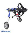 Walkin Wheels® MEDIUM Rear Dog Wheelchair (11 to 30kg)-Dog Wheel Chair-Walkin Wheels- Silver Circle Pets