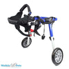 Walkin Wheels® MEDIUM Rear Dog Wheelchair (11 to 30kg)-Dog Wheel Chair-Walkin Wheels- Silver Circle Pets