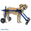 Walkin Wheels® MINI Front Wheel Attachment-Dog Wheelchairs-Walkin Wheels- Silver Circle Pets