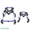 Walkin Wheels® MINI Front Wheel Attachment-Dog Wheelchairs-Walkin Wheels- Silver Circle Pets