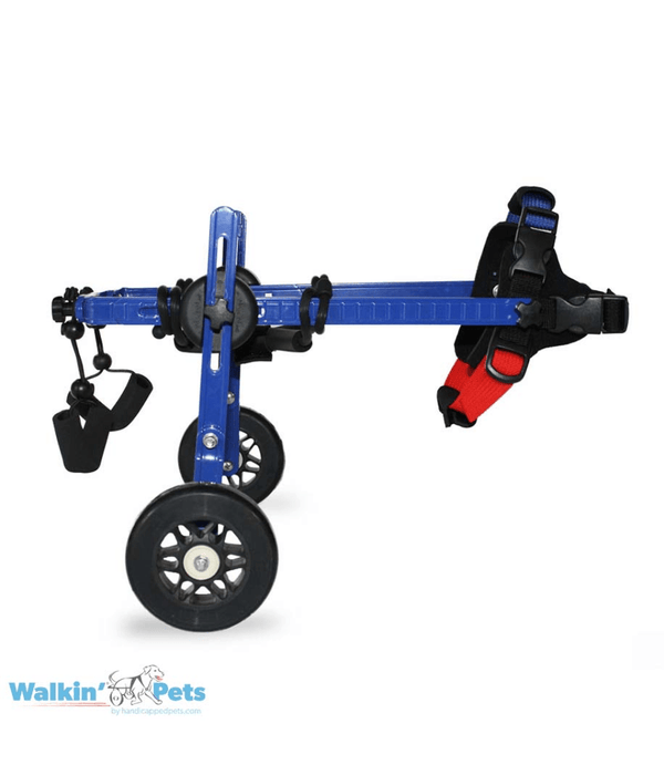 Walkin Wheels® MINI Rear Dog Wheelchair (up to 3.5kg)-Dog Wheelchairs-Walkin Wheels- Silver Circle Pets