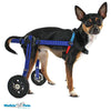 Walkin Wheels® MINI Rear Dog Wheelchair (up to 3.5kg)-Dog Wheelchairs-Walkin Wheels- Silver Circle Pets