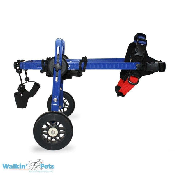 Walkin Wheels® MINI Rear Dog Wheelchair (up to 3.5kg)-Dog Wheelchairs-Walkin Wheels- Silver Circle Pets