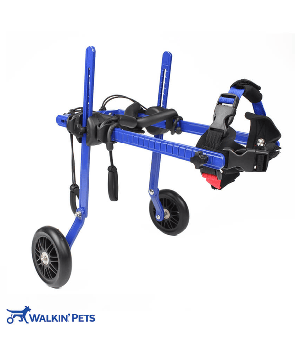 Walkin Wheels® MINI Rear Dog Wheelchair (up to 3.5kg)-Dog Wheelchairs-Walkin Wheels- Silver Circle Pets