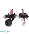 Walkin Wheels® SMALL Front Wheels Attachment-Dog Wheelchairs-Walkin Wheels- Silver Circle Pets