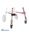 Walkin Wheels® SMALL Front Wheels Attachment-Dog Wheelchairs-Walkin Wheels- Silver Circle Pets