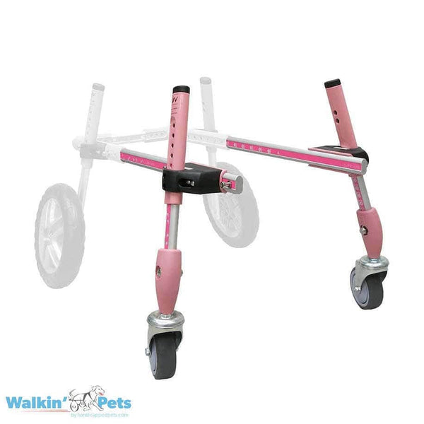 Walkin Wheels® SMALL Front Wheels Attachment-Dog Wheelchairs-Walkin Wheels- Silver Circle Pets