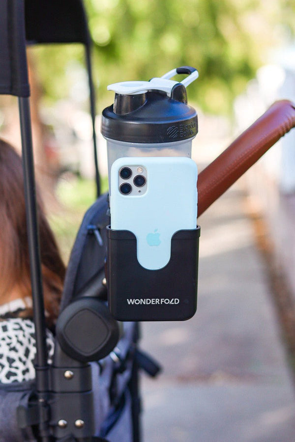 WonderFold 2-in-1 Cup Holder-Cup holder-WonderFold- Silver Circle Pets