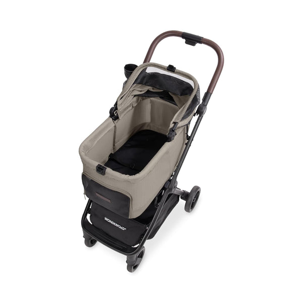 WonderFold P20 Bella Pet Stroller | AutoFold™ Technology-Pet Strollers-WonderFold- Silver Circle Pets