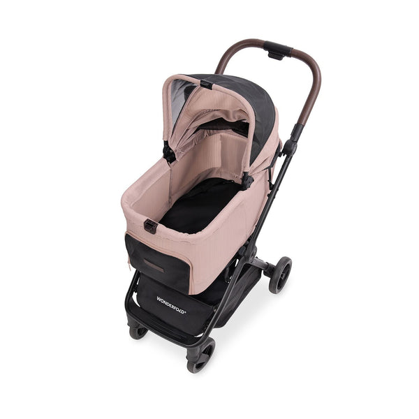 WonderFold P20 Bella Pet Stroller | AutoFold™ Technology-Pet Strollers-WonderFold- Silver Circle Pets