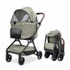 WonderFold P20 Bella Pet Stroller | AutoFold™ Technology-Pet Strollers-WonderFold- Silver Circle Pets