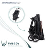 WonderFold P20 Bella Pet Stroller | AutoFold™ Technology-Pet Strollers-WonderFold- Silver Circle Pets