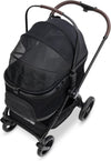 WonderFold P3 3-in-1 Pet Stroller Travel System-Pet Strollers-WonderFold- Silver Circle Pets