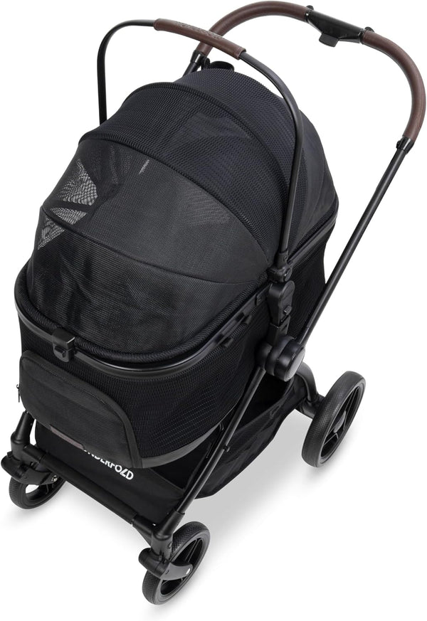 WonderFold P3 3-in-1 Pet Stroller Travel System-Pet Strollers-WonderFold- Silver Circle Pets