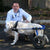Walkin Wheels® MEDIUM Rear Dog Wheelchair, Silver Circle Pets, Dog Wheel Chair, Walkin Wheels, 